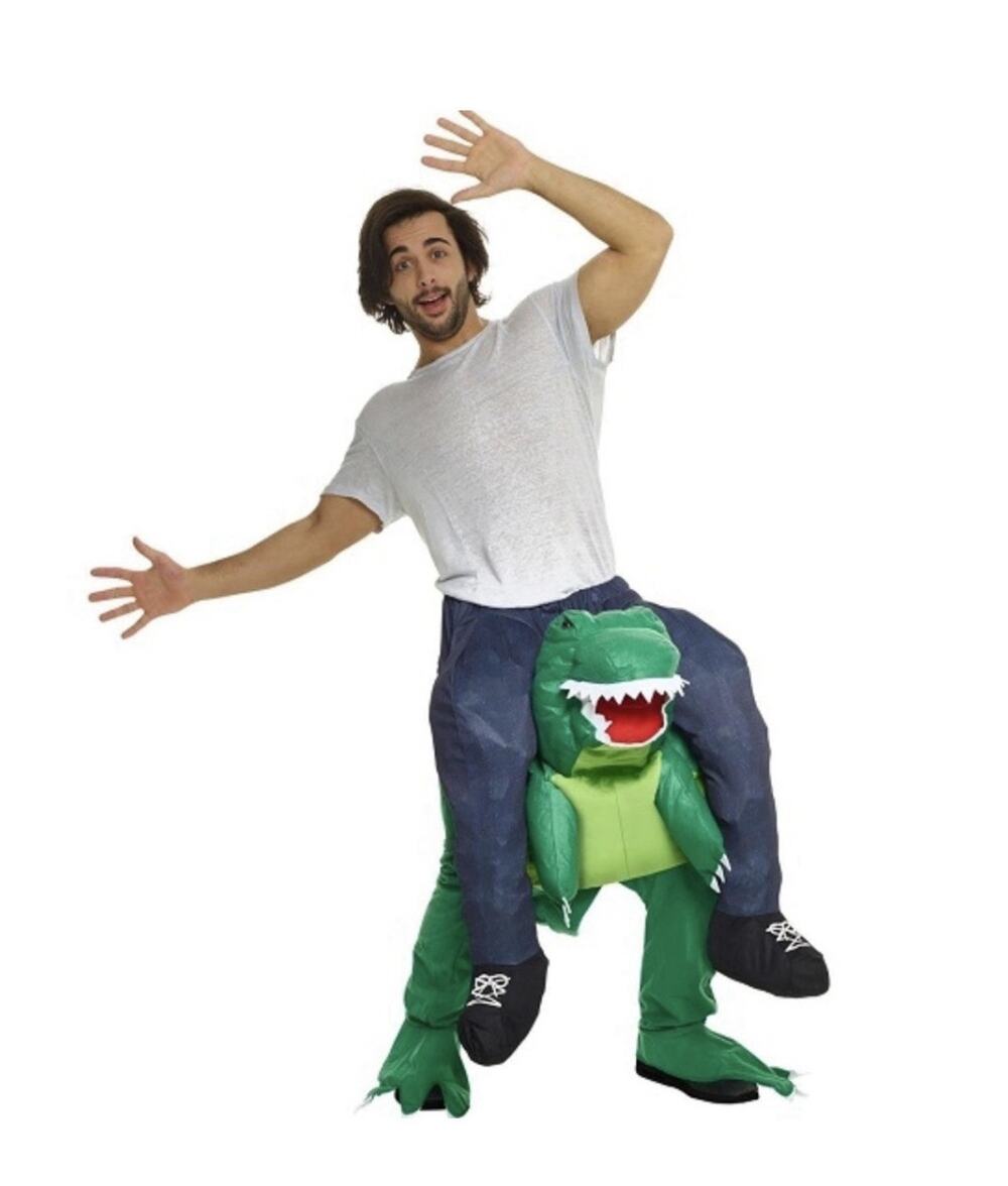 Morph Costumes Adult One Size T -Rex Piggyback Halloween Illusion Funny Dinosaur
